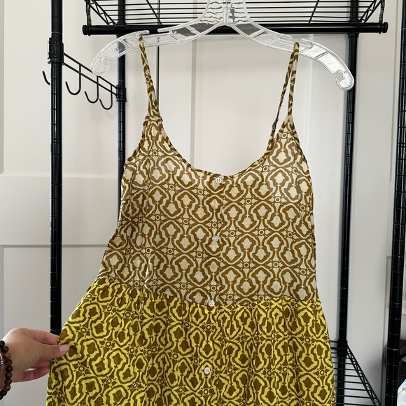 ZARA Flowy Patchwork Sleeveless Dress Size S NWT - Picture 2 of 6